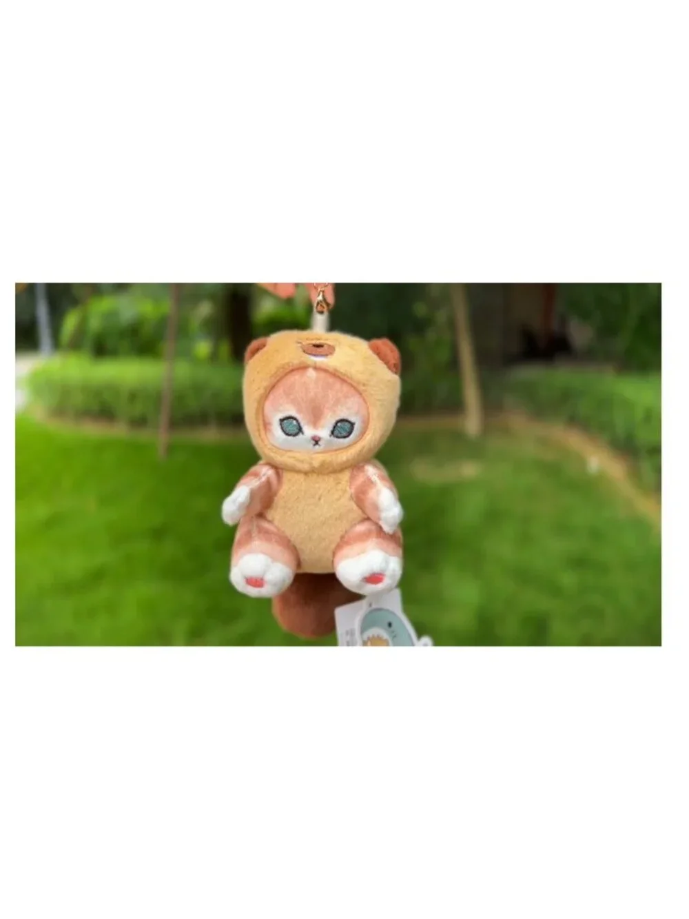 Cute Cat Plush Keychain Backpack Charm Gift